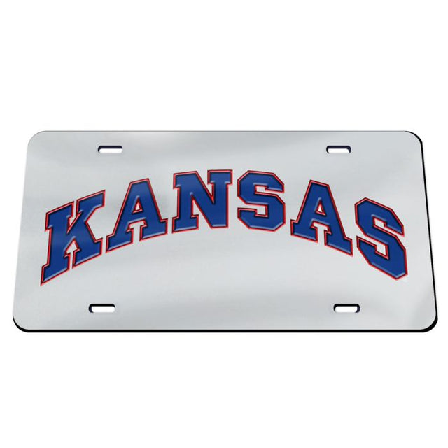 Kansas Jayhawks ARCH Specialty Acrylic License Plate