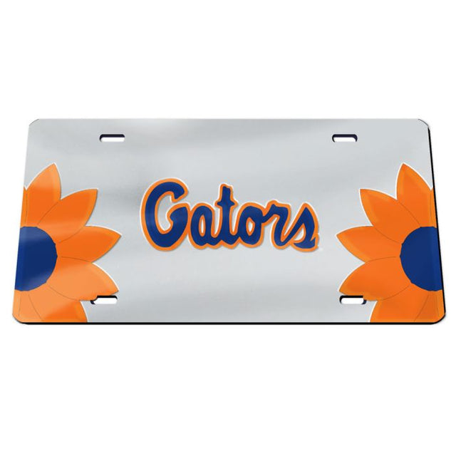 Placas de matrícula clásicas de acrílico FLORES de Florida Gators