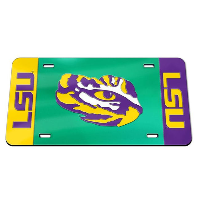 LSU Tigers Acrylic Classic License Plates