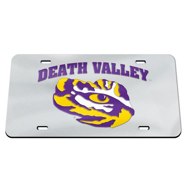 LSU Tigers DEATH VALLEY W/TIGER EYE Specialty Acrylic License Plate