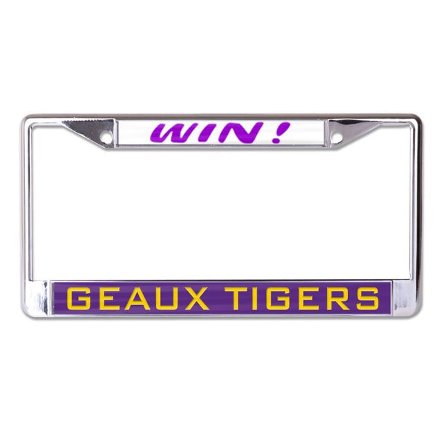 LSU Tigers Lic Plt Frame S/L Printed