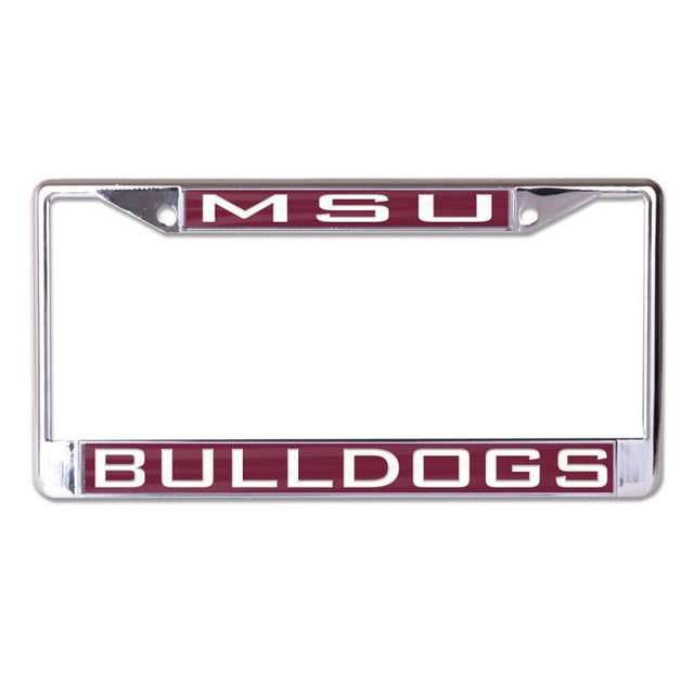 Marco de licencia de Mississippi State Bulldogs impreso en talla S/L