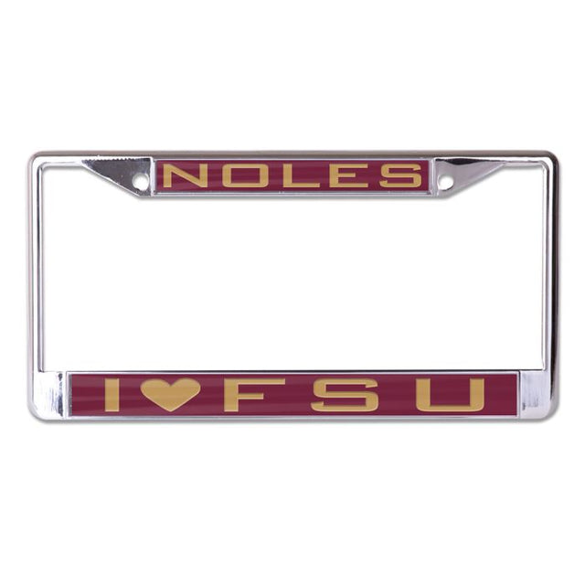 Marco de licencia de Florida State Seminoles, tamaño pequeño, impreso