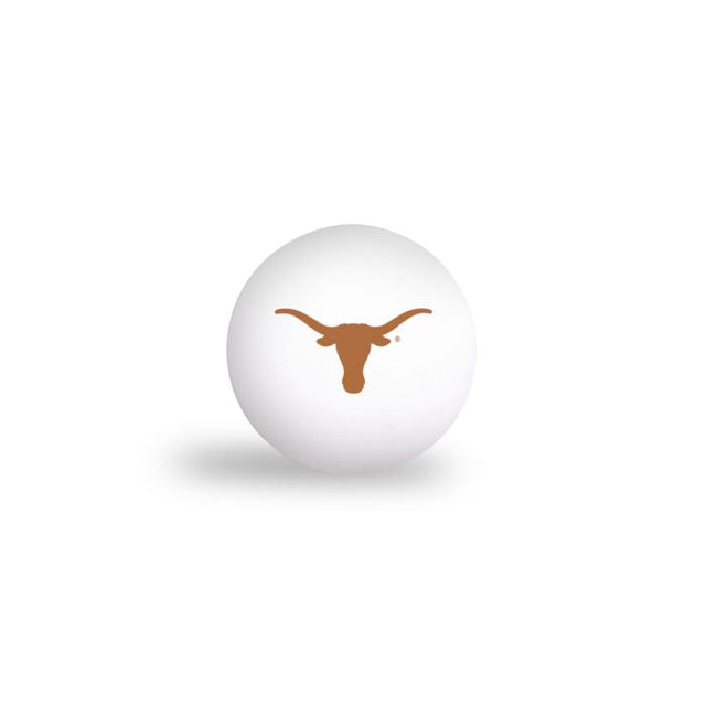 Pelotas de ping pong Texas Longhorns - paquete de 6