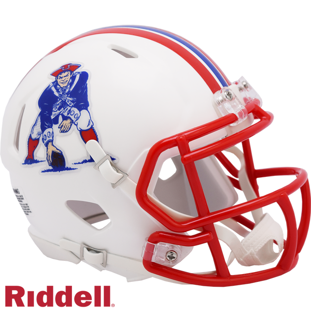 Réplica de casco de los New England Patriots Riddell Mini Speed Style 1990-1992 T/B
