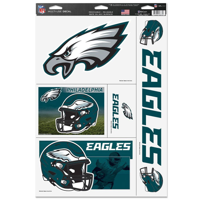 Calcomanía ultra de los Philadelphia Eagles de 11 x 17 pulgadas