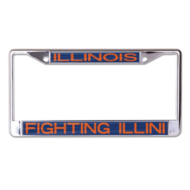 Marco impreso de tamaño pequeño y grande con licencia de Illinois Fighting Illini