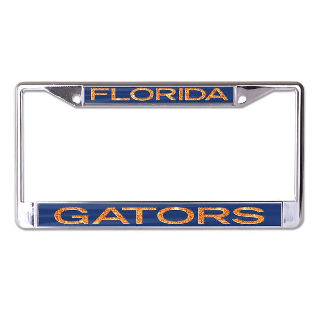 Florida Gators GLITTER LETTERS Lic Plt Frame S/L Printed
