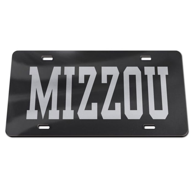 Matrícula acrílica especial de los Missouri Tigers