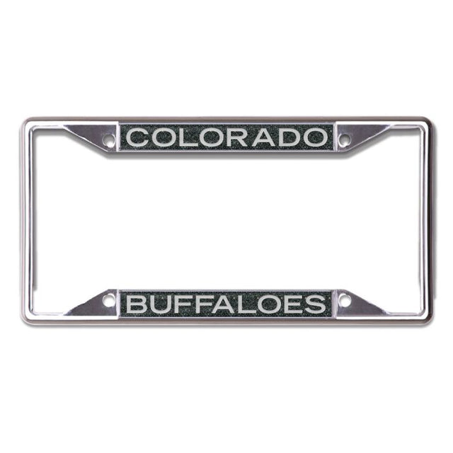 Marco con licencia de Colorado Buffaloes con fondo brillante, estampado de S/C