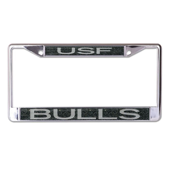 South Florida Bulls GLITTER BACKGROUND Lic Plt Frame S/L Printed