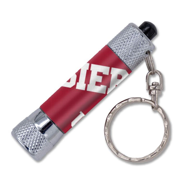 Llavero con linterna de los Indiana Hoosiers