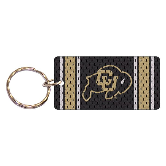 Llavero rectangular con la camiseta de los Colorado Buffaloes
