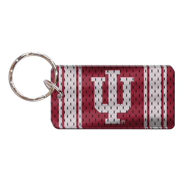 Llavero rectangular con la camiseta de los Indiana Hoosiers