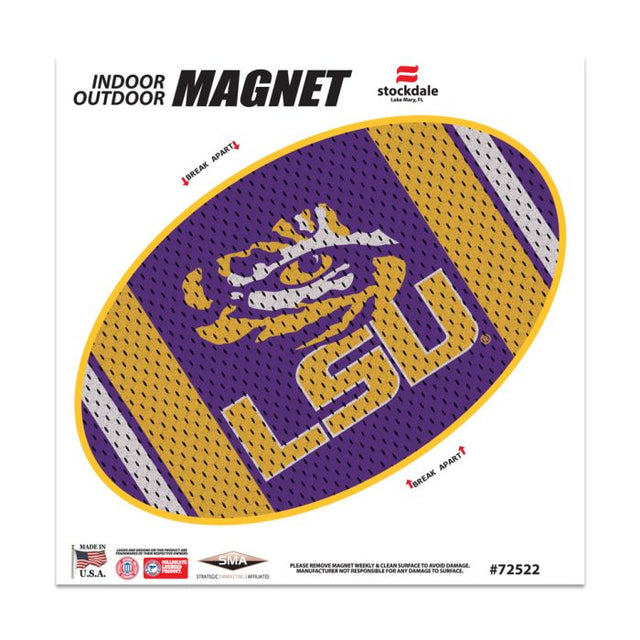 LSU Tigers JERSEY Outdoor Magnets 6" x 6"