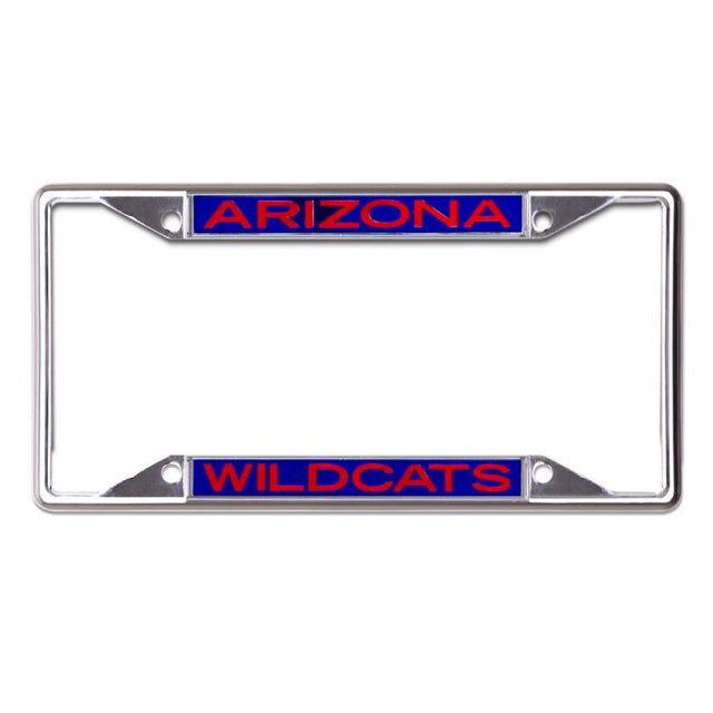 Marco de acero inoxidable con licencia de Arizona Wildcats impreso