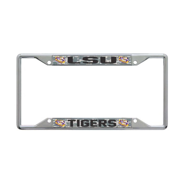 LSU Tigers CAMO Lic Plt Frame S/S Printed
