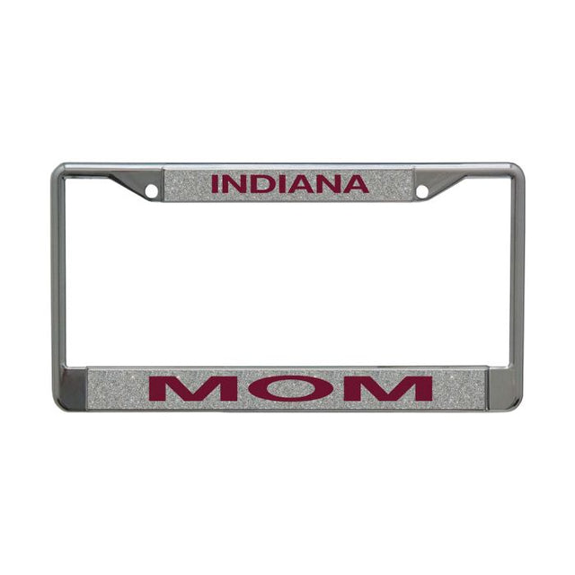 Indiana Hoosiers GLITTER BACKGROUND Lic Plt Frame S/L Printed