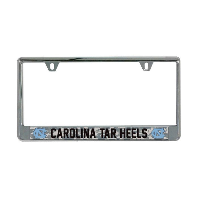 North Carolina Tar Heels CAMO Lic Plate Frame B/O Printed
