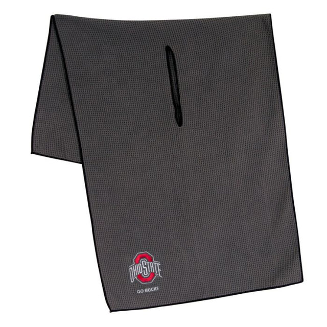 Toalla de microfibra gris de los Ohio State Buckeyes, 48 x 104 cm