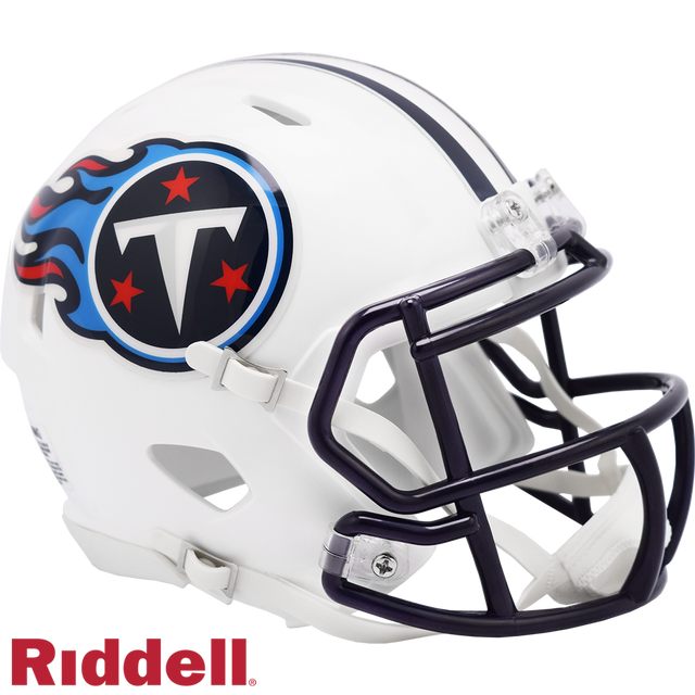 Réplica de casco de los Tennessee Titans Riddell Mini Speed Style 1999-2017 T/B