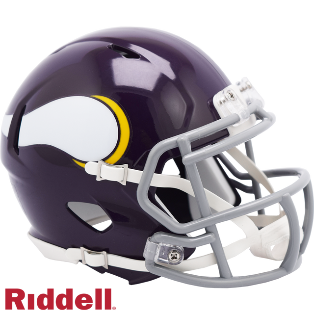 Réplica de casco de los Minnesota Vikings Riddell Mini Speed Style 1961-1979 T/B