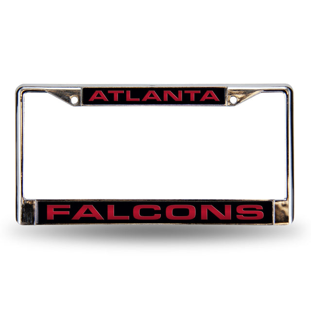 Atlanta Falcons Black Laser Chrome Frame