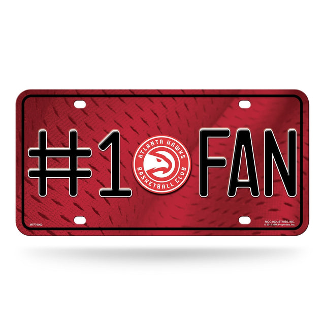Atlanta Hawks #1 Fan Metal Tag
