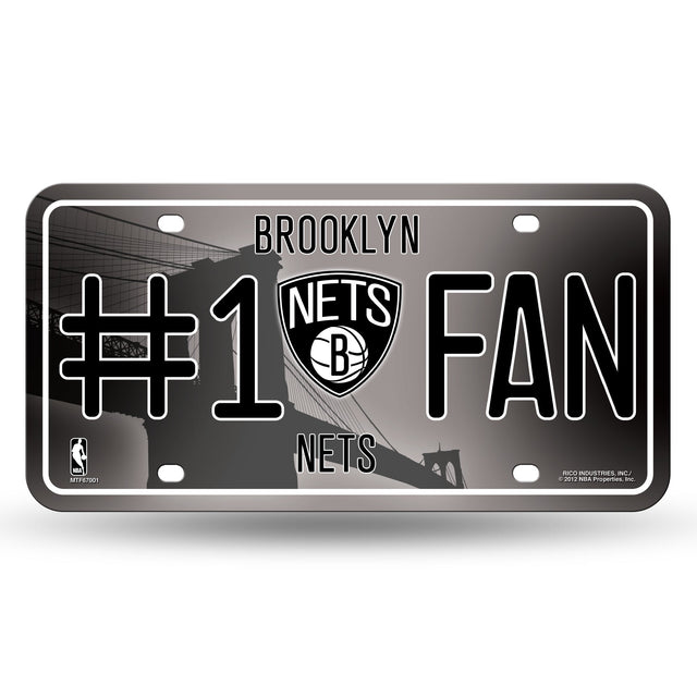 Brooklyn Nets #1 Fan Metal Tag