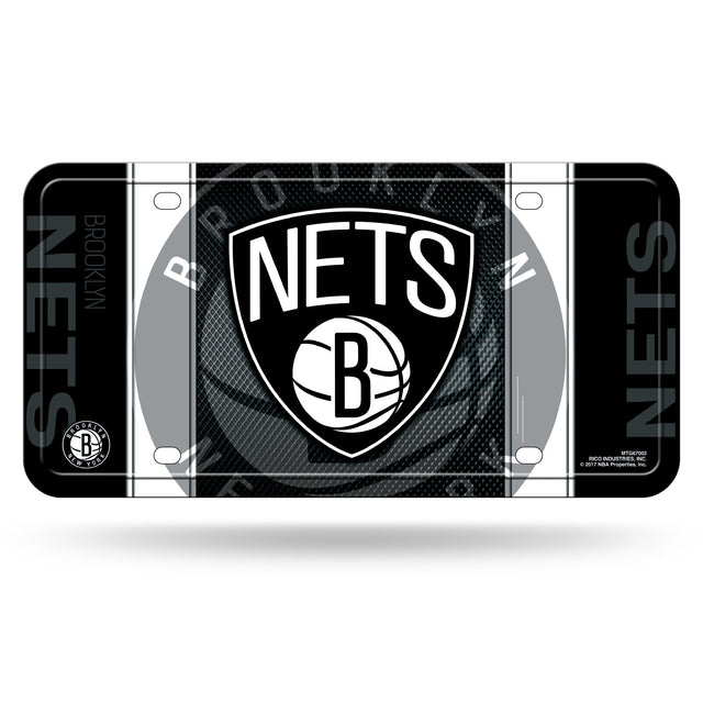 Brooklyn Nets Metal Tag
