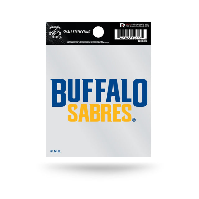 Buffalo Sabres Secondary Design Small Static Cling
