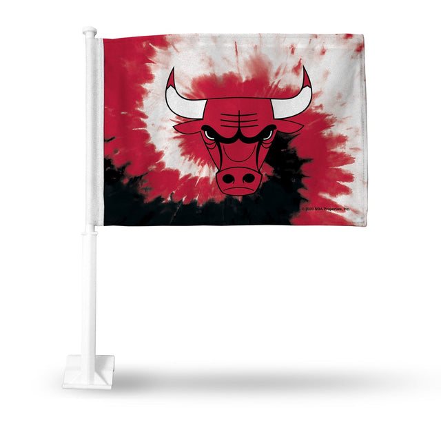 Chicago Bulls - Tie Dye Design - Car Flag