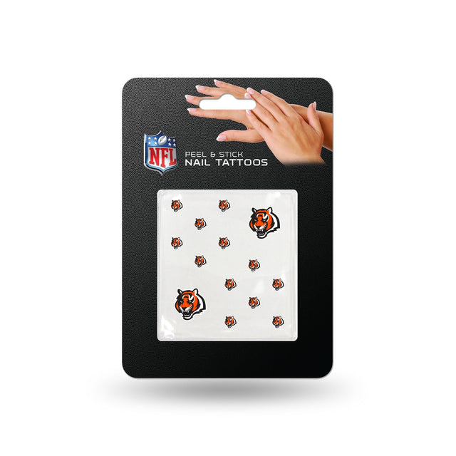 Cincinnati Bengals Nail Tattoos