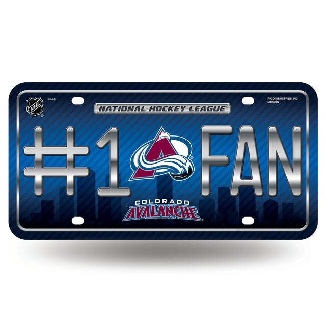 Colorado Avalanche #1 Fan Metal Tag