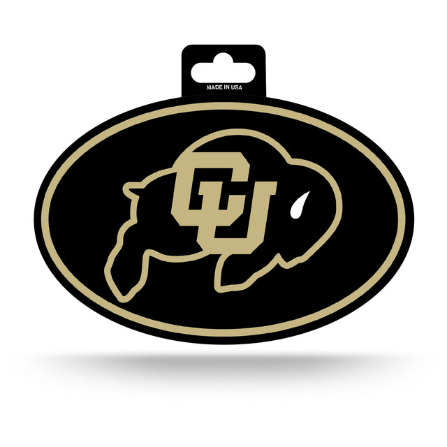 Colorado Buffaloes Full Color Oval Sticker