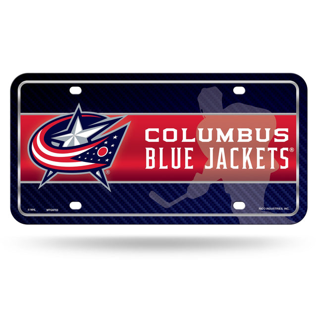 Columbus Blue Jackets Metal Tag