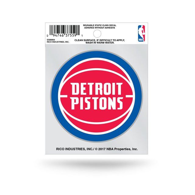 Detroit Pistons Small Static Cling