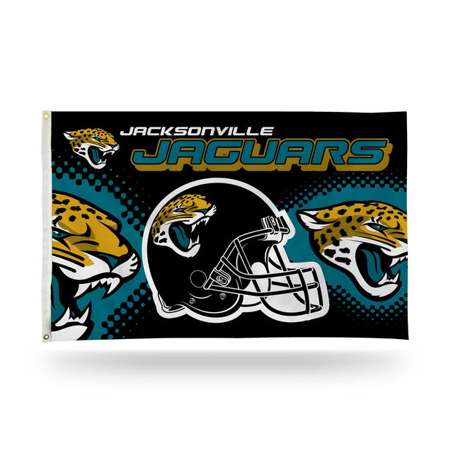 Jacksonville Jaguars Helmet Banner Flag (3X5)