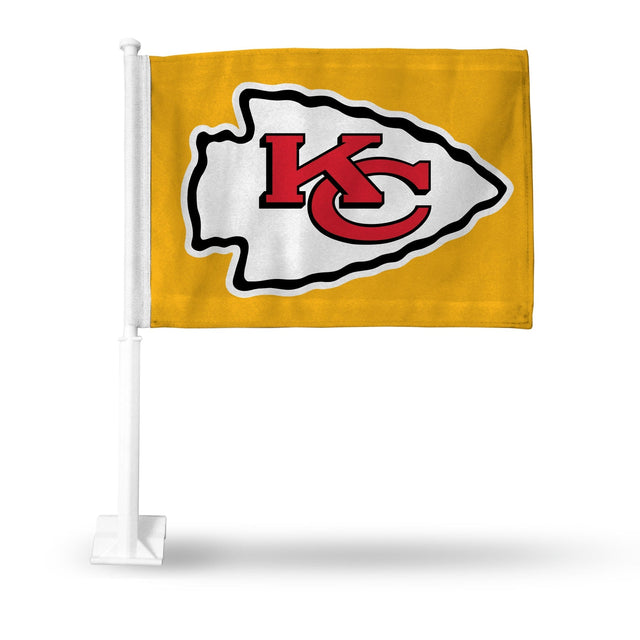 Kansas City Chiefs Arrowhead Gold Car Flag