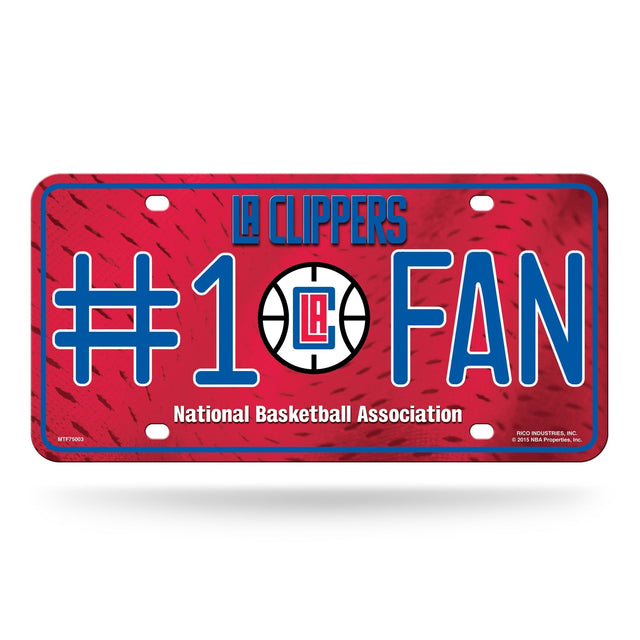 Los Angeles Clippers #1 Fan Metal Tag