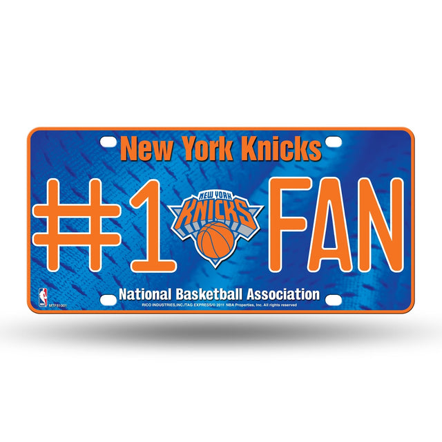 New York Knicks #1 Fan Metal Tag