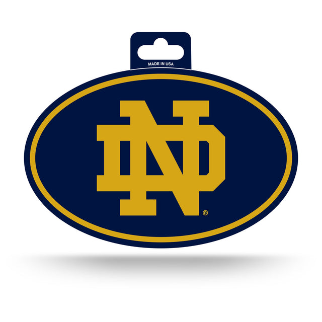 Notre Dame Full Color Oval Sticker