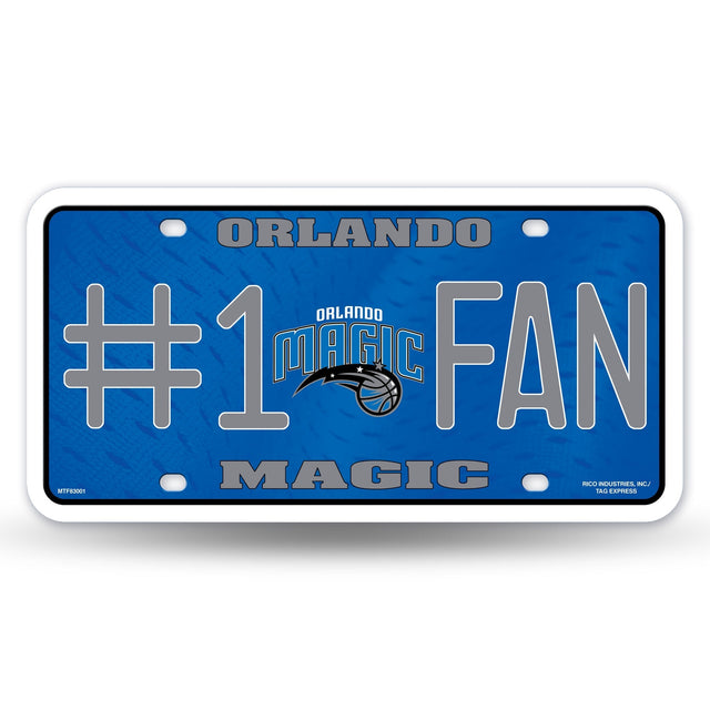 Orlando Magic #1 Fan Metal Tag