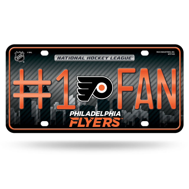 Philadelphia Flyers #1 Fan Metal Tag