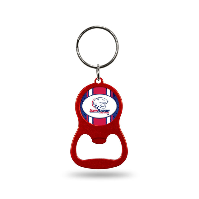 South Alabama Jaguars Colored Bottle Opener Keychain - Red