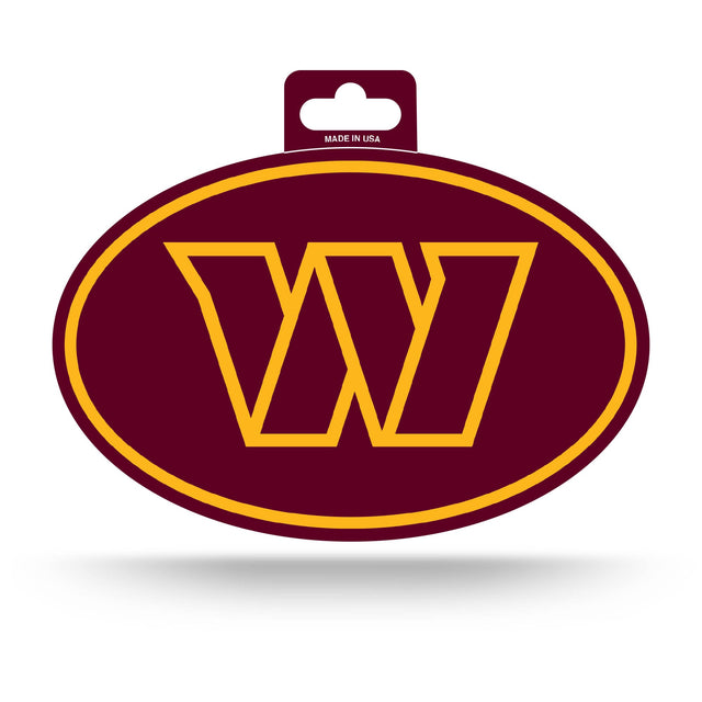 Washington Commanders Full Color Oval Sticker