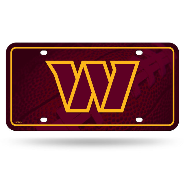 Washington Commanders Metal Auto Tag