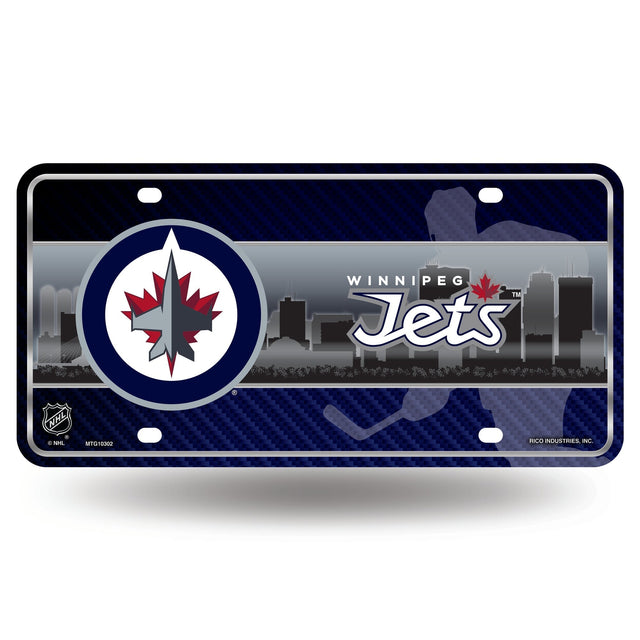 Winnipeg Jets Metal Tag