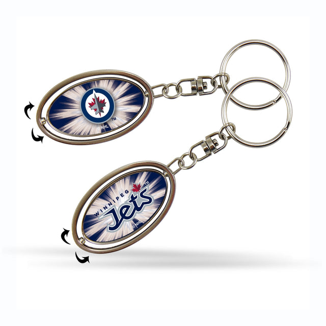Winnipeg Jets Spinner Keychain