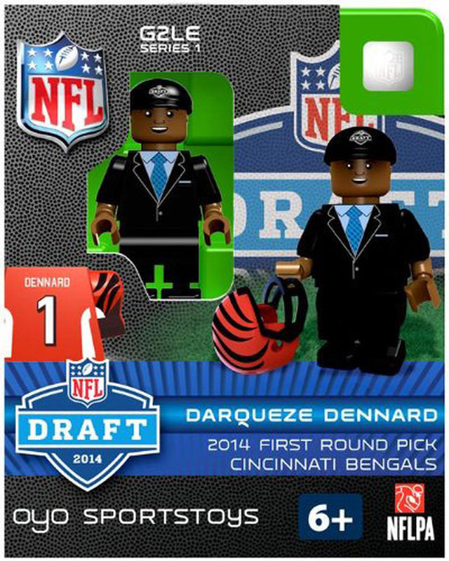 Cincinnati Bengals Figurine 2014 Draft Pick OYO Sportstoys Darqueze Dennard